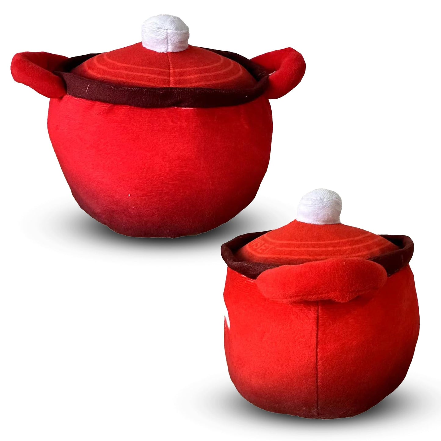 Chomp Haus Le Chewset – Luxurious Plush Dog Toy with Squeaker, Premium Fabric, Embroidered Details, Designer-Inspired Chew Toy, Fun Gift for Small to Medium Dogs & Dog Lovers