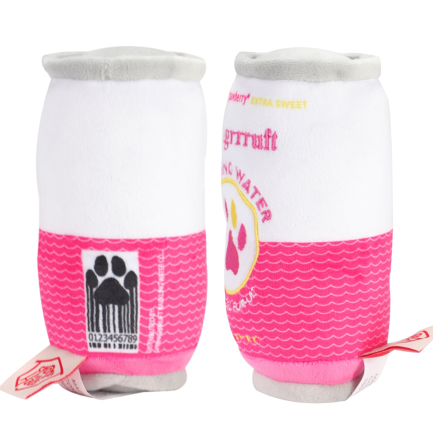 Chomp Haus Springrrruft Barkling Water – Luxurious Plush Dog Toy with Squeaker, Premium Fabric, Embroidered Details, Designer-Inspired Chew Toy, Fun Gift for Small to Medium Dogs & Dog Lovers