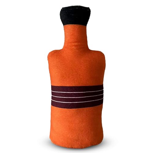 Chomp Haus Uncle Poochest – Luxurious Plush Dog Toy with Squeaker, Premium Fabric, Embroidered Details, Designer-Inspired Chew Toy, Fun Gift for Small to Medium Dogs & Dog Lovers